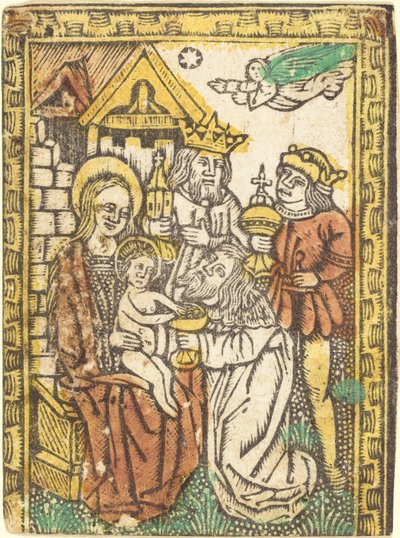 A mágusok imádása c. 14701480. alkotó: Unbekannt