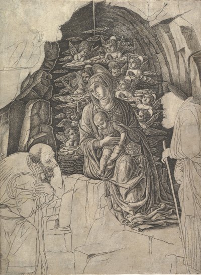 A mágusok imádása, kb. 1475-80. alkotó: Unbekannt
