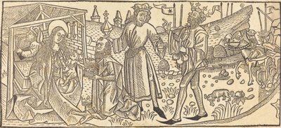 A mágusok imádása, valószínűleg 1486. alkotó: Unbekannt