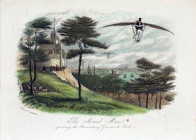 "The Aerial Man", Greenwich, London alkotó: Unbekannt