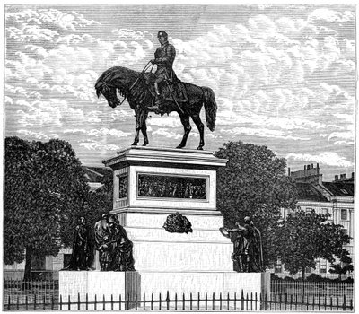 Albert Memorial, Charlotte Square, Edinburgh, 1900 alkotó: Unbekannt