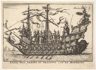 Az argonauták Minerva Reale dell army di Argonuti vezetésével da Minervesszel, a szer..., 1664-ből. alkotó: Unbekannt