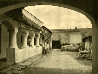 Az Arkadenhof, Oberschützen, Burgenland, Ausztria, 1935. alkotó: Unbekannt