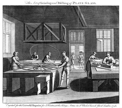 A síküveg csiszolásának és polírozásának művészete, 1748 alkotó: Unbekannt