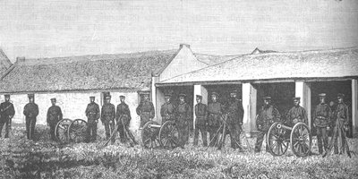 A Dél-afrikai Köztársaság tüzérsége, 1880-as évek alkotó: Unbekannt