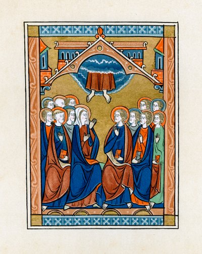 A mennybemenetel, 1250-1260 alkotó: Unbekannt
