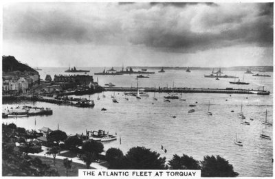Az atlanti flotta Torquayban, 1936 alkotó: Unbekannt