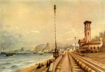 "The Atmospheric Railway at Dawlish, 1847", 1945. alkotó: Unbekannt