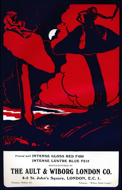 Az Ault & Wiborg London Co. hirdetése, 1919 alkotó: Unbekannt