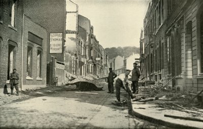 Az Avenue De Maastricht, Visé, 1919. alkotó: Unbekannt