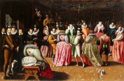 A bál III. Henrik francia udvarában, 1575-1600. alkotó: Unbekannt
