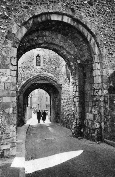 The Barbican Arches, Lewes, East Sussex, 1900-c1920 alkotó: Unbekannt