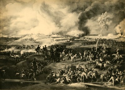 A borodinoi csata, 1812. szeptember 7., 1921. alkotó: Unbekannt