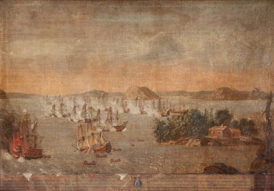 A Hoglande-i csata 1713. július 22-én alkotó: Unbekannt