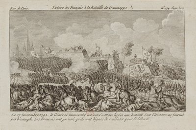 A jemappesi csata, 1792. alkotó: Unbekannt