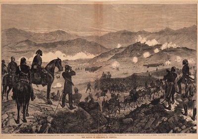 A Kizil-Tepe-i csata 1877. június 25-én alkotó: Unbekannt