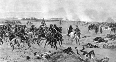 A malplaqueti csata, 1709. szeptember 11., 1910 alkotó: Unbekannt