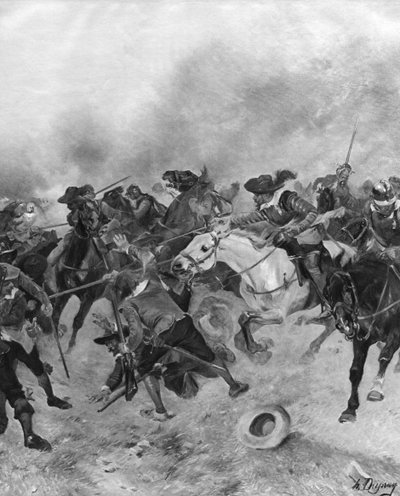 A Marston Moor-i csata, 1644 alkotó: Unbekannt