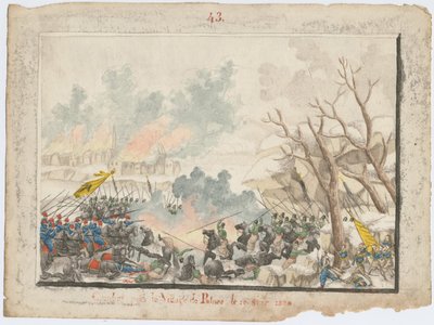 A patnoszi csata 1828. októberében, 1829 alkotó: Unbekannt