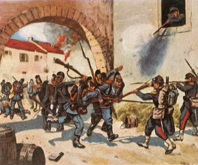 A sedani csata, 1870. szeptember 1., 1936. alkotó: Unbekannt