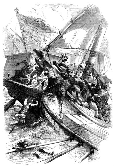 A Sluys-i csata, 1340. június 24 alkotó: Unbekannt