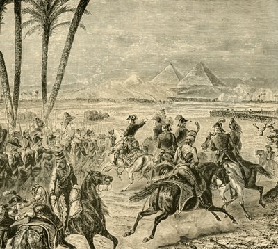 A piramisok csata, 1798, 1890. alkotó: Unbekannt