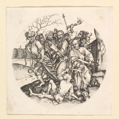 Krisztus árulása példányban, kb. 1435-1491. alkotó: Unbekannt