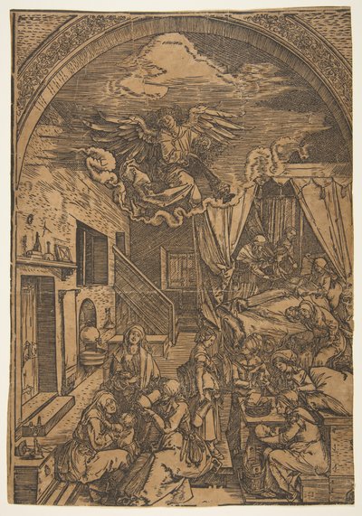 A Szűz születése, a The Life of the Virgin copy.n.d. alkotó: Unbekannt