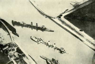 Zeebrugge kikötőjének blokkolása, 1919. alkotó: Unbekannt