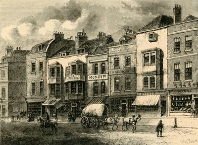 The Borough, High Street, 1825-ben, 1878 körül. alkotó: Unbekannt