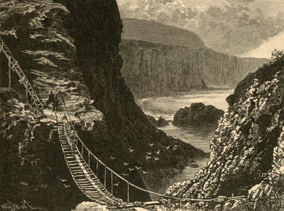 A híd, Carrick-A-Rede, 1898. alkotó: Unbekannt