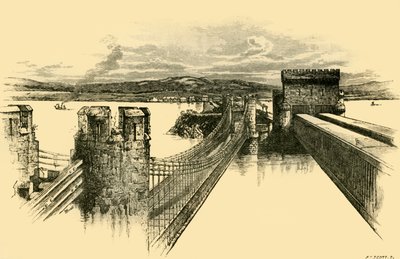 A hidak a Conway kastélyból, 1898. alkotó: Unbekannt