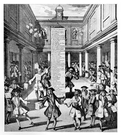 The Bubblers Bubble vagy The Devil Take the Hindmost, 1720 alkotó: Unbekannt