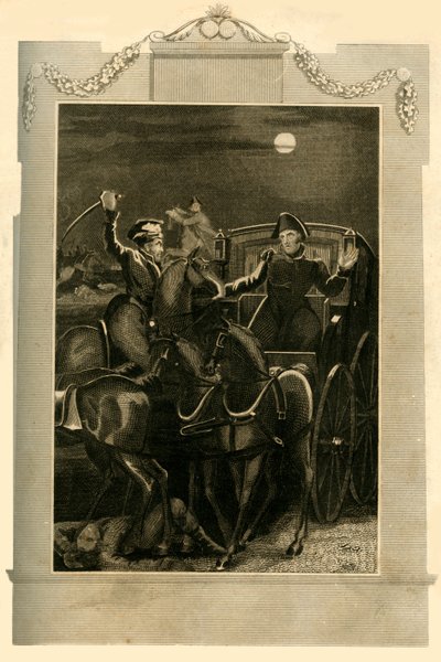 Buonapartes kocsi elfogása, 1815. június 18., 1816. alkotó: Unbekannt