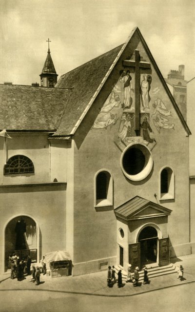 A kapucinus templom, Bécs, Ausztria, 1935. alkotó: Unbekannt