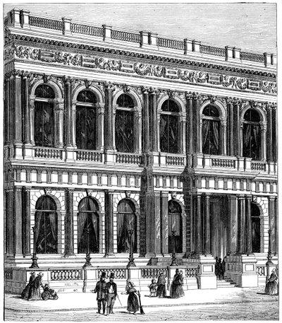 A Carlton Club, London, 1891 alkotó: Unbekannt