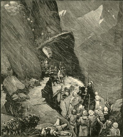 A karthágóiak átkelnek az Alpokon, 1890. alkotó: Unbekannt