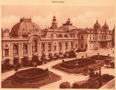 A kaszinó, Monte Carlo, 1930. alkotó: Unbekannt