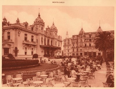 A Casino és Hotel de Paris, Monte Carlo, 1930. alkotó: Unbekannt