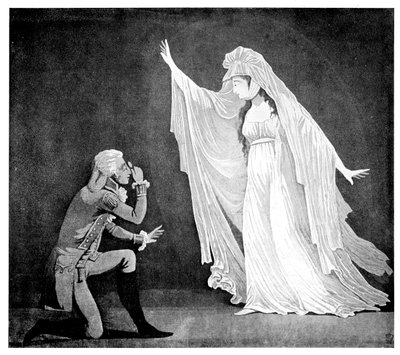 A várkísértet és leghíresebb tisztelője, 1793 alkotó: Unbekannt
