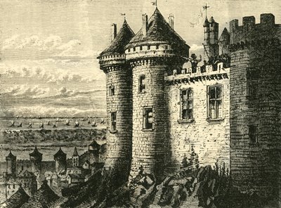 Hennebon kastélya, 1890. alkotó: Unbekannt