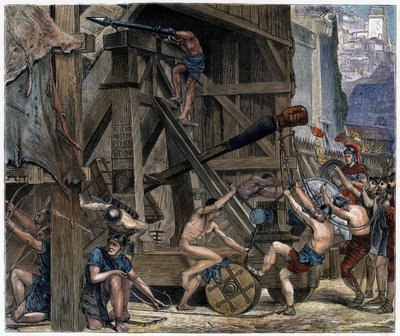 A katapult, 1868 alkotó: Unbekannt