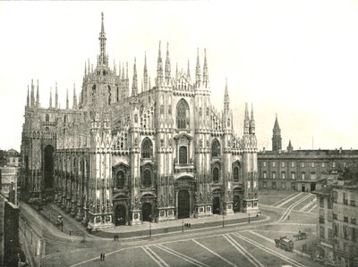 A katedrális, Milánó, Olaszország, 1895. alkotó: Unbekannt