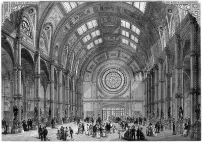 A Central Hall, Alexandra Palace, London, 1875 alkotó: Unbekannt