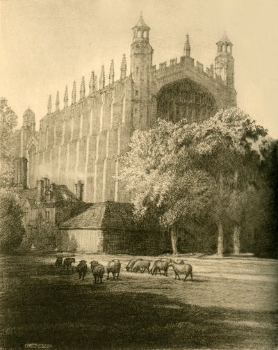 A kápolna délkeletről, 1911. alkotó: Unbekannt