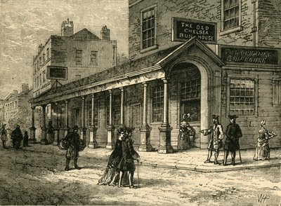A Chelsea Bun-House, 1810, c1876. alkotó: Unbekannt