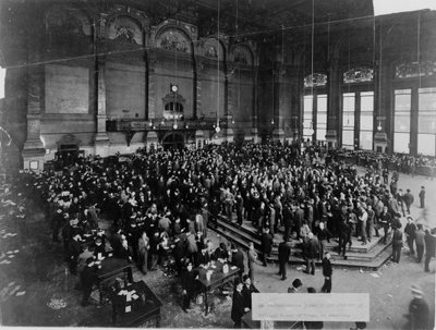 A Chicago Board of Trade ülése, c. 1900 alkotó: Unbekannt