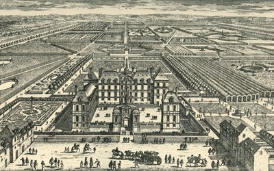 A Chateau de la Rochefoucauld, Liancourt, Oise, Észak-Franciaország, 1675, 1903. alkotó: Unbekannt