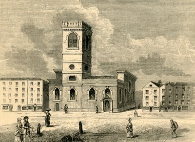 A Nagyszentély-templom 1784-ben, c1872-ben. alkotó: Unbekannt