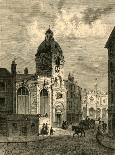 Fink Szent Benet temploma régi nézetből, 1897. alkotó: Unbekannt